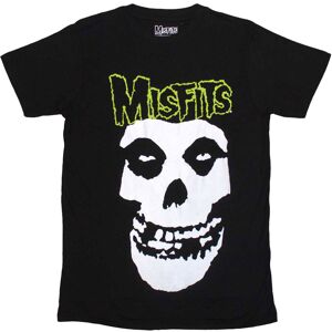 (S, Black) Misfits Skull And Band Logo T Shirt (S, Black) Misfits Skull And Band Logo T Shirt