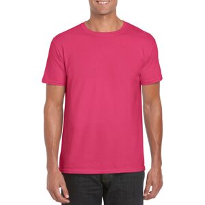 (XXL, Heliconia) Gildan Mens Soft Style Ringspun T Shirt (XXL, Heliconia) Gildan Mens Soft Style Ringspun T Shirt