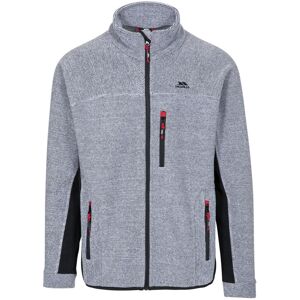 (L, Platinum Stripe) Trespass Mens Jynx Full Zip Fleece Jacket (L, Platinum Stripe) Trespass Mens Jynx Full Zip Fleece Jacket
