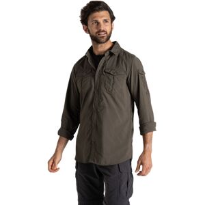 (L, Woodland Green) Craghoppers Mens Adventure III Nosilife Long-Sleeved Shirt (L, Woodland Green) Craghoppers Mens Adventure III Nosilife Long-Sleeved Shirt