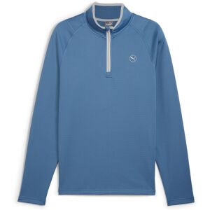 (XL, Blue Horizon) Puma Golf Mens 2024 Waffle Fleece Moisture Wicking Breathable (XL, Blue Horizon) Puma Golf Mens 2024 Waffle Fleece Moisture Wicking Breathable