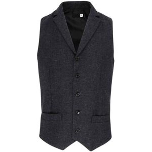 (L, Charcoal) Premier Mens Herringbone Waistcoat (L, Charcoal) Premier Mens Herringbone Waistcoat