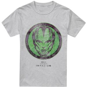 (XXL, Sport Heather) Marvel Mens Secret Invasion Badge T-Shirt (XXL, Sport Heather) Marvel Mens Secret Invasion Badge T-Shirt