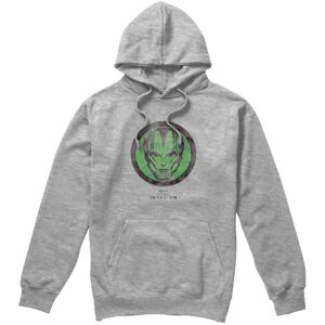 (L, Sport Heather) Marvel Mens Secret Invasion Badge Hoodie (L, Sport Heather) Marvel Mens Secret Invasion Badge Hoodie