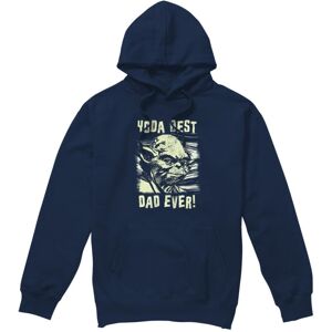 (L, Navy) Star Wars Mens Yoda Best Dad Comic Hoodie (L, Navy) Star Wars Mens Yoda Best Dad Comic Hoodie