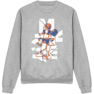 (S, Sport Heather) Disney Unisex Adult Mickey Mouse Colour Fill Sweatshirt (S, Sport Heather) Disney Unisex Adult Mickey Mouse Colour Fill Sweatshirt