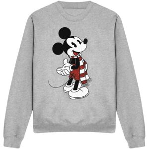 (L, Sport Heather) Disney Unisex Adult Mickey Mouse Scarf Christmas Sweatshirt (L, Sport Heather) Disney Unisex Adult Mickey Mouse Scarf Christmas Sweatshirt