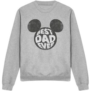 (M, Sport Heather) Disney Unisex Adult Best Dad Ever Mickey Mouse Sweatshirt (M, Sport Heather) Disney Unisex Adult Best Dad Ever Mickey Mouse Sweatshirt