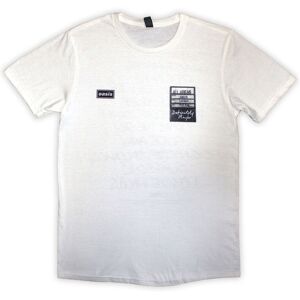 (M, White) Oasis Definitely Maybe AAA Setlist T Shirt (M, White) Oasis Definitely Maybe AAA Setlist T Shirt