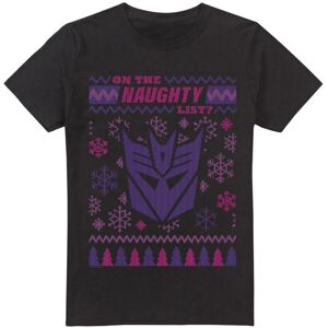 Hasbro Mens Decepticons Naughty List Christmas Jumper T-Shirt Hasbro Mens Decepticons Naughty List Christmas Jumper T-Shirt