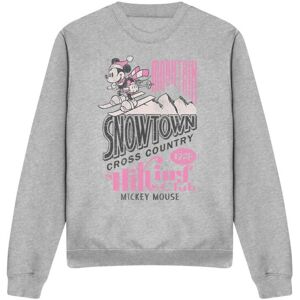 (S, Sport Heather) Disney Unisex Adult Snowtown Ski Mickey Mouse Sweatshirt (S, Sport Heather) Disney Unisex Adult Snowtown Ski Mickey Mouse Sweatshirt