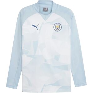 Puma (3XL) 2023-2024 Man City Prematch LS Sweat Top (Silver Sky) Puma (3XL) 2023-2024 Man City Prematch LS Sweat Top (Silver Sky)