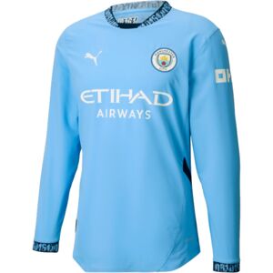 Puma (XXL) 2024-2025 Man City Authentic Long Sleeve Home Shirt Puma (XXL) 2024-2025 Man City Authentic Long Sleeve Home Shirt