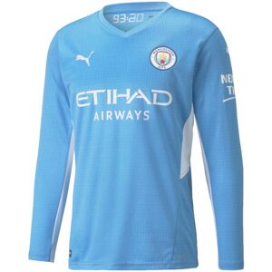 Puma (3XL) 2021-2022 Man City Long Sleeve Home Shirt Puma (3XL) 2021-2022 Man City Long Sleeve Home Shirt