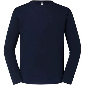 (M, Deep Navy) Fruit of the Loom Mens Iconic Long-Sleeved T-Shirt (M, Deep Navy) Fruit of the Loom Mens Iconic Long-Sleeved T-Shirt