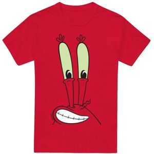 (3XL, Red) SpongeBob SquarePants Mens Smile Mr Krabs Face T-Shirt (3XL, Red) SpongeBob SquarePants Mens Smile Mr Krabs Face T-Shirt