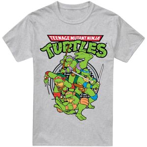 (M, Sport Heather) Teenage Mutant Ninja Turtles Mens Group T-Shirt (M, Sport Heather) Teenage Mutant Ninja Turtles Mens Group T-Shirt