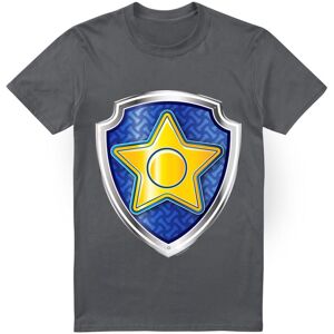 (4XL, Charcoal) Paw Patrol Mens Chase Badge T-Shirt (4XL, Charcoal) Paw Patrol Mens Chase Badge T-Shirt