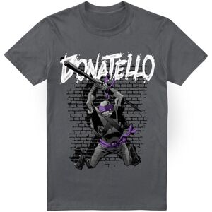 (S, Charcoal) Teenage Mutant Ninja Turtles Mens Donatello T-Shirt (S, Charcoal) Teenage Mutant Ninja Turtles Mens Donatello T-Shirt