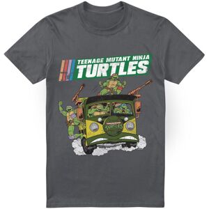 (XXL, Charcoal) Teenage Mutant Ninja Turtles Mens Van T-Shirt (XXL, Charcoal) Teenage Mutant Ninja Turtles Mens Van T-Shirt