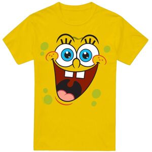 (3XL, Yellow) SpongeBob SquarePants Mens Surprise Face T-Shirt (3XL, Yellow) SpongeBob SquarePants Mens Surprise Face T-Shirt