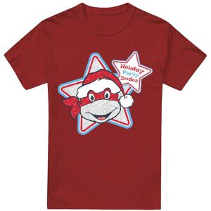 (XL, Cardinal) Teenage Mutant Ninja Turtles Mens Holiday Party Dudes Christmas T (XL, Cardinal) Teenage Mutant Ninja Turtles Mens Holiday Party Dudes Christmas T