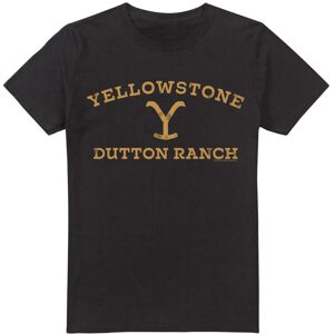 (3XL, Black) Yellowstone Mens Arched Logo T-Shirt (3XL, Black) Yellowstone Mens Arched Logo T-Shirt
