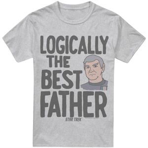 (4XL, Sport Heather) Star Trek Mens Logically the Best Father T-Shirt (4XL, Sport Heather) Star Trek Mens Logically the Best Father T-Shirt