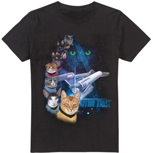 (5XL, Black) Star Trek Mens Feline Galaxy T-Shirt (5XL, Black) Star Trek Mens Feline Galaxy T-Shirt