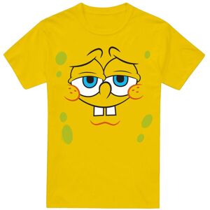 (M, Yellow) SpongeBob SquarePants Mens Confident Face T-Shirt (M, Yellow) SpongeBob SquarePants Mens Confident Face T-Shirt