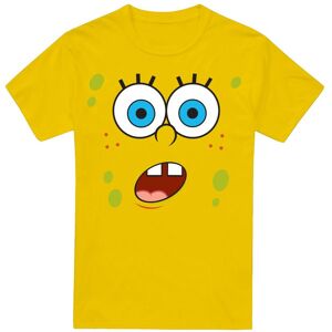 (XXL, Yellow) SpongeBob SquarePants Mens Surprise Face T-Shirt (XXL, Yellow) SpongeBob SquarePants Mens Surprise Face T-Shirt