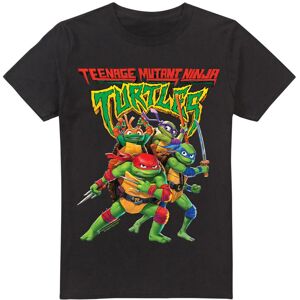 (S, Black) Teenage Mutant Ninja Turtles Mens Mutant Mayhem Logo Group T-Shirt (S, Black) Teenage Mutant Ninja Turtles Mens Mutant Mayhem Logo Group T-Shirt