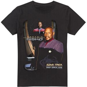 (4XL, Black) Star Trek Mens Captain Sisko T-Shirt (4XL, Black) Star Trek Mens Captain Sisko T-Shirt