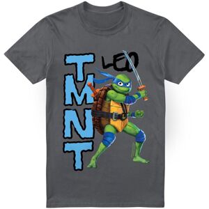 (S, Charcoal) Teenage Mutant Ninja Turtles Mens Mutant Mayhem Leonardo T-Shirt (S, Charcoal) Teenage Mutant Ninja Turtles Mens Mutant Mayhem Leonardo T-Shirt