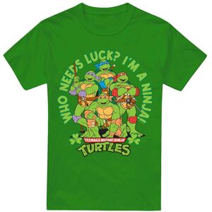 (XL, Kelly Green) Teenage Mutant Ninja Turtles Mens Who Needs Luck St Patricks D (XL, Kelly Green) Teenage Mutant Ninja Turtles Mens Who Needs Luck St Patricks D