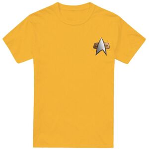 (S, Gold) Star Trek Mens Deep Space Nine Engineering Emblem T-Shirt (S, Gold) Star Trek Mens Deep Space Nine Engineering Emblem T-Shirt