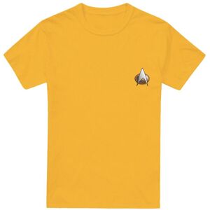 (M, Gold) Star Trek Mens The Next Generation Engineering Emblem T-Shirt (M, Gold) Star Trek Mens The Next Generation Engineering Emblem T-Shirt