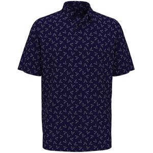 (S, Peacoat) Callaway Unisex Adult Chev All-Over Print Polo Shirt (S, Peacoat) Callaway Unisex Adult Chev All-Over Print Polo Shirt