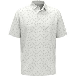 (M, Bright White) Callaway Unisex Adult Chev All-Over Print Polo Shirt (M, Bright White) Callaway Unisex Adult Chev All-Over Print Polo Shirt