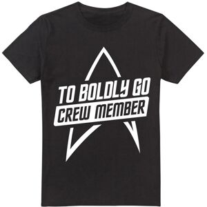 (S, Black) Star Trek Mens The Next Generation Crew Member T-Shirt (S, Black) Star Trek Mens The Next Generation Crew Member T-Shirt