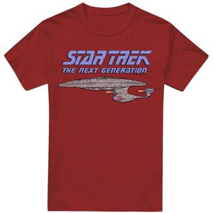 (XXL, Cardinal) Star Trek Mens The Next Generation Distressed T-Shirt (XXL, Cardinal) Star Trek Mens The Next Generation Distressed T-Shirt