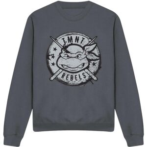 (XL, Charcoal) Teenage Mutant Ninja Turtles Unisex Adult Rebels Distressed Logo (XL, Charcoal) Teenage Mutant Ninja Turtles Unisex Adult Rebels Distressed Logo