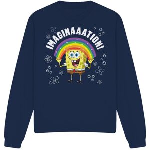 (XXL, Navy) SpongeBob SquarePants Unisex Adult Imagination Sweatshirt (XXL, Navy) SpongeBob SquarePants Unisex Adult Imagination Sweatshirt