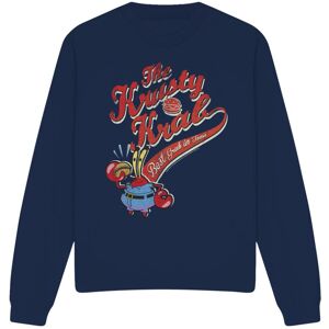 (XL, Navy) SpongeBob SquarePants Unisex Adult The Krusty Krab Sweatshirt (XL, Navy) SpongeBob SquarePants Unisex Adult The Krusty Krab Sweatshirt