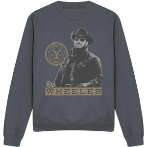 (S, Charcoal) Yellowstone Unisex Adult Rip Wheeler Sweatshirt (S, Charcoal) Yellowstone Unisex Adult Rip Wheeler Sweatshirt