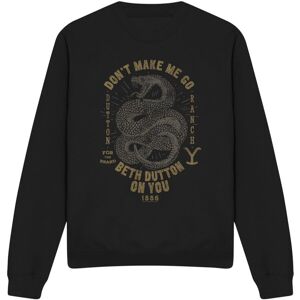 (M, Black) Yellowstone Unisex Adult Beth Dutton Sweatshirt (M, Black) Yellowstone Unisex Adult Beth Dutton Sweatshirt
