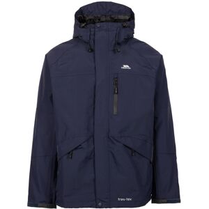(L, Navy) Trespass Mens Corvo Hooded Full Zip Waterproof Jacket/Coat (L, Navy) Trespass Mens Corvo Hooded Full Zip Waterproof Jacket/Coat