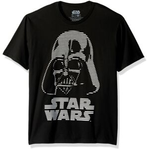 STAR WARS Men's Darth Vader Helmet Logo Lines T-Shirt Black Large STAR WARS Men's Darth Vader Helmet Logo Lines T-Shirt Black Large