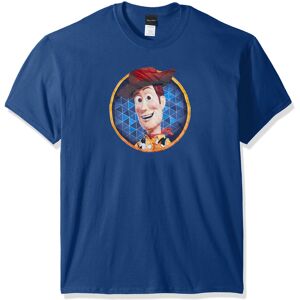Disney Young Men's Woody Circle T-Shirt Royal XX-Large Disney Young Men's Woody Circle T-Shirt Royal XX-Large