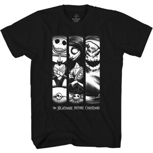 Disney Nightmare Before Christmas Jack Sally Oogie Boogie Grid T-Shirt Disney Nightmare Before Christmas Jack Sally Oogie Boogie Grid T-Shirt